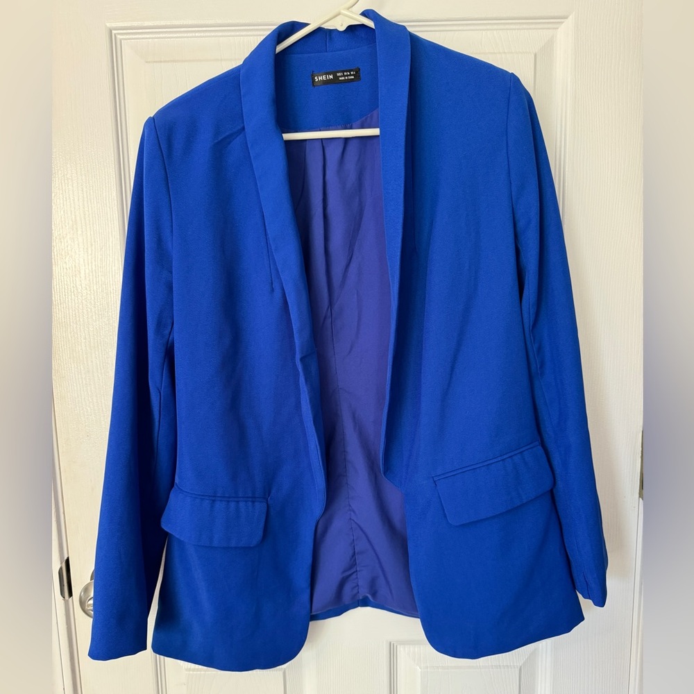 Oversized Cobalt Blazer